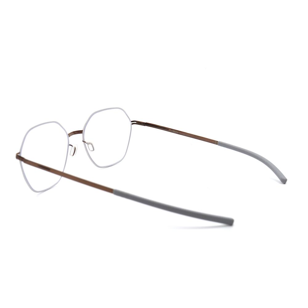 NEW IC! BERLIN HALNY WHITE COPPER AUTHENTIC EYEGLASSES FRAME - Picture 8 of 14